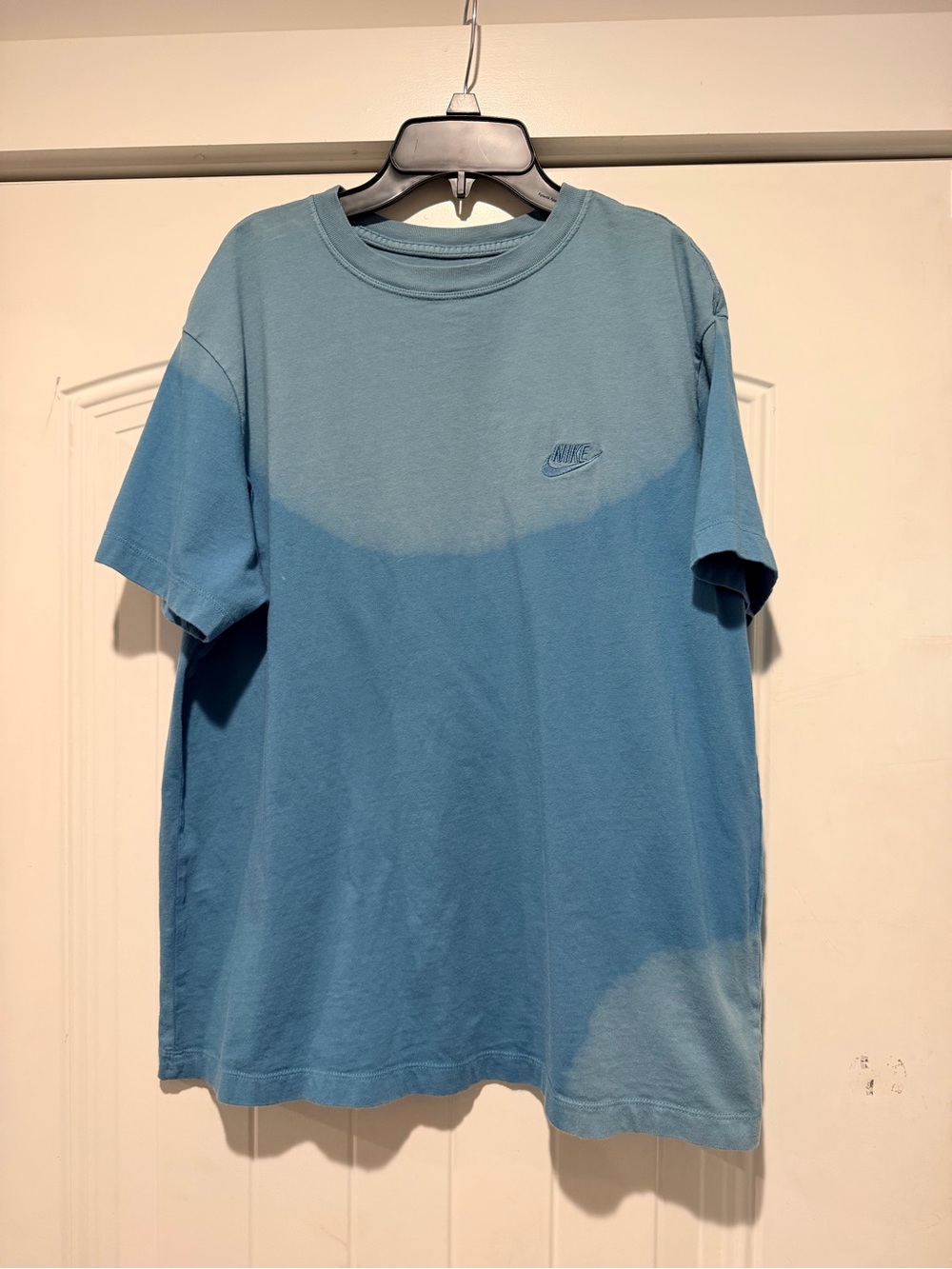 Nike Two-Tone Light and Medium Blue Short-Sleeve Crew Tee